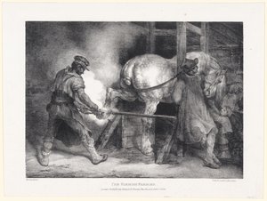 Den flamländska hovslagaren av Theodore Gericault