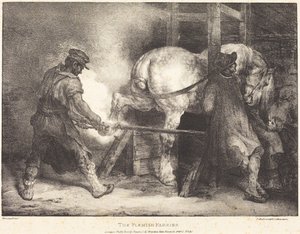 Den flamländska hovslagaren av Theodore Gericault