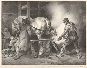 Den flamländska hovslagaren av Theodore Gericault