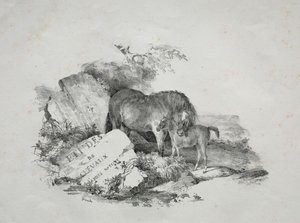 Stoet och hennes föl av Theodore Gericault