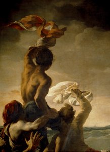 Flotten av "Medusa". Målning efter en dåtida ... av Theodore Gericault