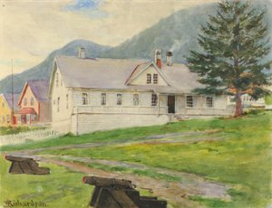 Tidigare guvernörens hus, Sitka, 1905.