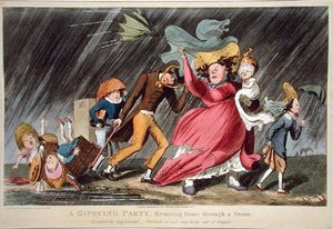 A Gipsying Party Returning Home Through a Storm, utgiven av Thomas McLean, London.