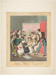 Teatrala nöjen, tavla 4: Upptagna platser, ca. 1835. av Theodore Lane