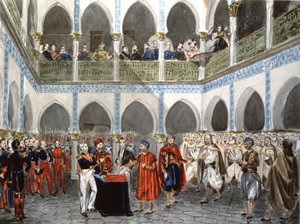 Guvernör Clauzel i Alger av Theodore Leblanc