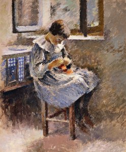 Tjejsömnad, ca 1886 av Theodore Robinson