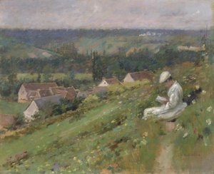 The Valley of Arconville, ca. 1887. av Theodore Robinson