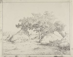 Körsbärsträd på Plante à Biau av Theodore Rousseau