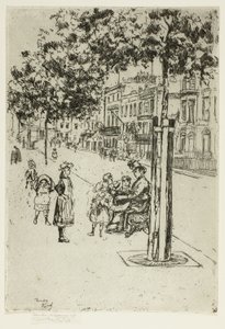Chelsea barn, Chelsea Embankment av Theodore Roussel