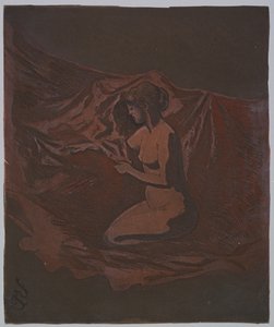Embers Glow, 1890-1897. av Theodore Roussel