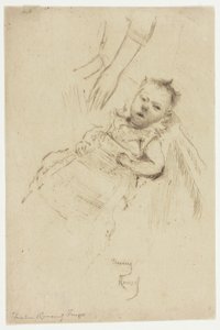Porträtt av Margery Chambers, tio veckor gammal av Theodore Roussel