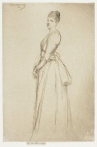 Porträtt av Mrs. C. W. av Theodore Roussel