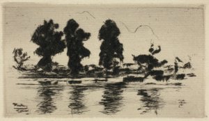Themsen, kväll av Theodore Roussel