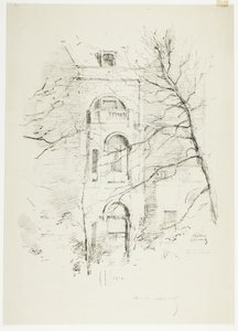 Vinter, ett hus i Green Park av Theodore Roussel