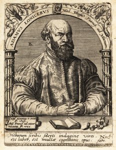 Adam Lonicer eller Lonitzer av Theodore de Bry