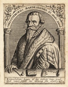 Christoph Herdesianus, tysk advokat av Theodore de Bry