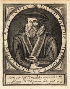 David Pareus av Theodore de Bry