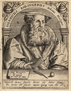 Heinrich Bullinger av Theodore de Bry