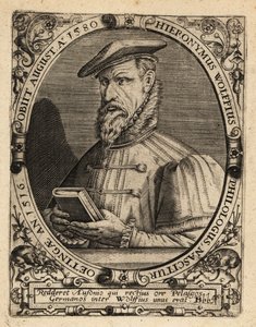 Hieronymus Wolf, tysk historiker av Theodore de Bry