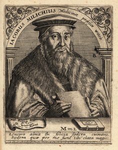 Jacob Milich, tysk astronom av Theodore de Bry