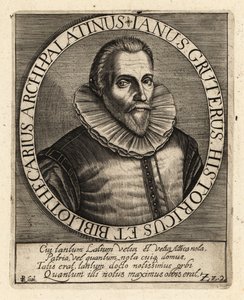 Jan Gruter, flamländskfödd filolog av Theodore de Bry