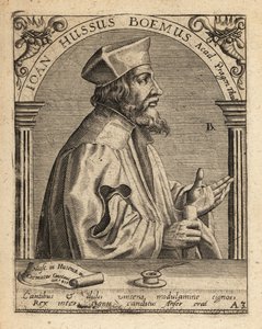 Jan Hus av Theodore de Bry