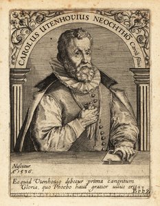 Karl von Utenhove, flamländsk forskare och poet. av Theodore de Bry