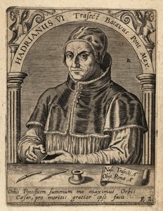 Påven Adrian VI av Theodore de Bry