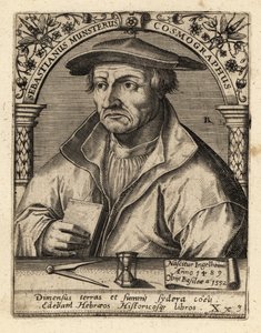 Sebastian Munster, tysk kosmograf. av Theodore de Bry