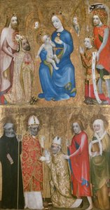 Votivmålning av ärkebiskop Jan Ocko av Vlasim, ca 1370 av Theodoric of Prague,