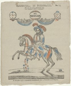 St. / Nicolaas (titel på objekt) av Theodorus Johannes Wijnhoven Hendriksen