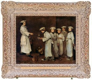 Köksscenen, tidigt 1860-tal