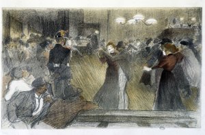 Bolla - teckning av Steinlen av Théophile Alexandre Steinlen