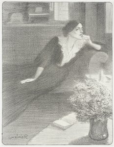 Skymningssång av Théophile Alexandre Steinlen