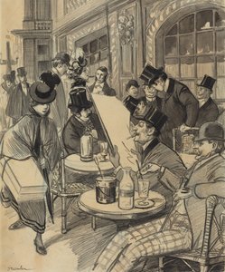 Hos Maxime av Théophile Alexandre Steinlen