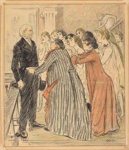 Den gamle dekanens äventyr av Théophile Alexandre Steinlen
