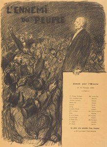 Folkets fiende av Théophile Alexandre Steinlen