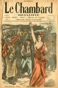 Le Chambard Socialiste, nummer 72, Satirical in Colors av Théophile Alexandre Steinlen