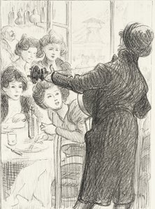 Skogens sångare av Théophile Alexandre Steinlen