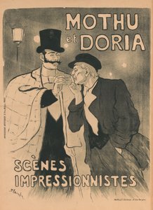 Mothu och Doria av Théophile Alexandre Steinlen