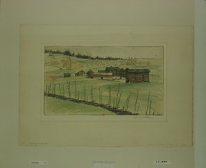 [Landskap i Norge] av Théophile Alexandre Steinlen