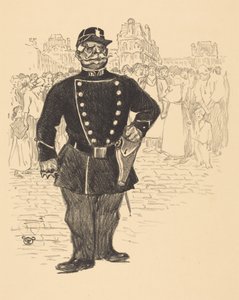 Fred på gatorna av Théophile Alexandre Steinlen