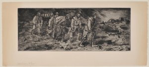 Försörjning vid frontlinjen av Théophile Alexandre Steinlen