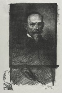 Självporträtt av Théophile Alexandre Steinlen