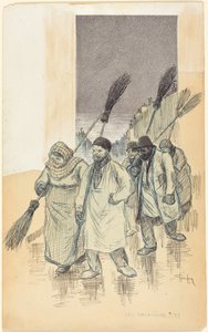 Sopmaskiner av Théophile Alexandre Steinlen