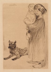 Storasystern (La Grande Soeur) av Théophile Alexandre Steinlen