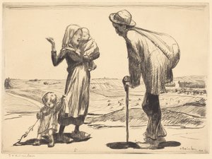 Den avlägsna staden av Théophile Alexandre Steinlen