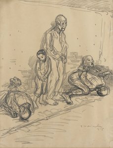 Gisslan av Théophile Alexandre Steinlen