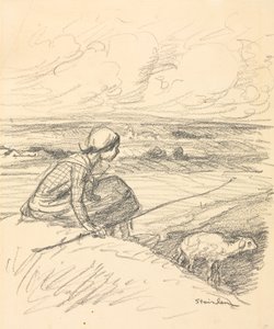 Herdinnan av Théophile Alexandre Steinlen