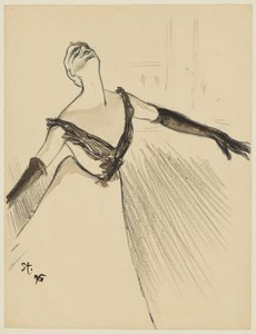 Yvette Guilbert av Théophile Alexandre Steinlen